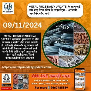 Allpricess Daily Metal Price Update – Latest Scrap Metal Rates